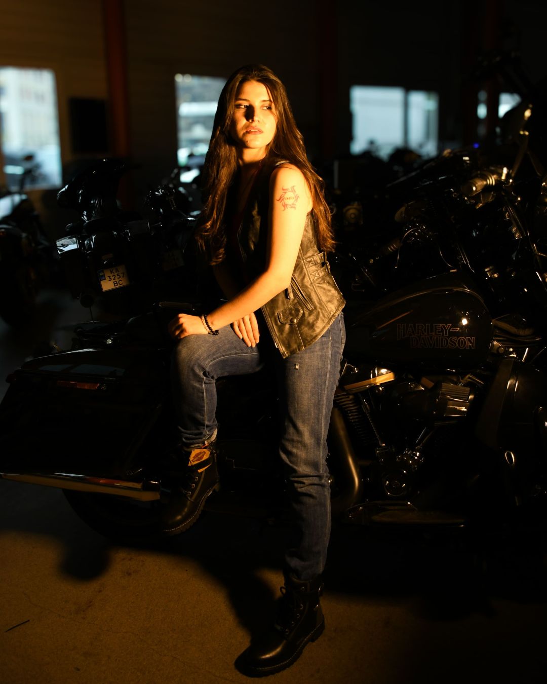 жилет шкіряний жіночий Harley-Davidson