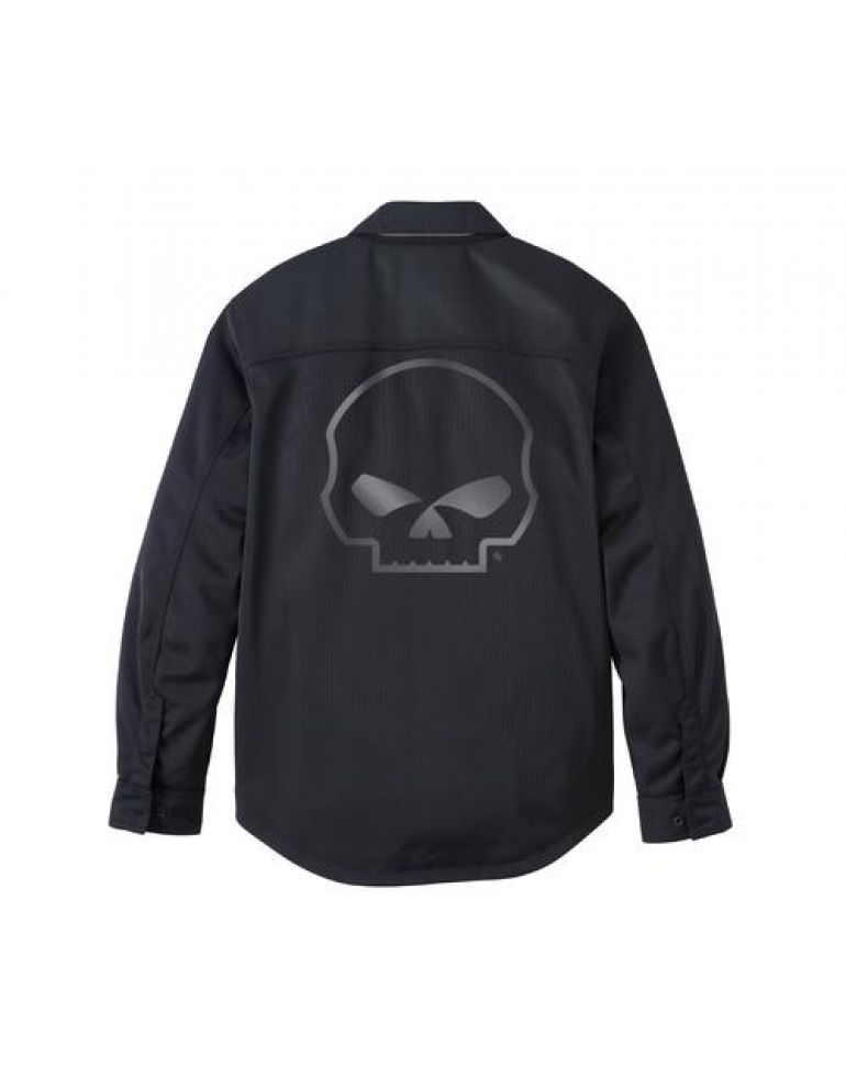 Куртка чоловіча райдингова SHIRT JACKET-OPERATIVE,TEXTILE,BLACK,PPE розмір L