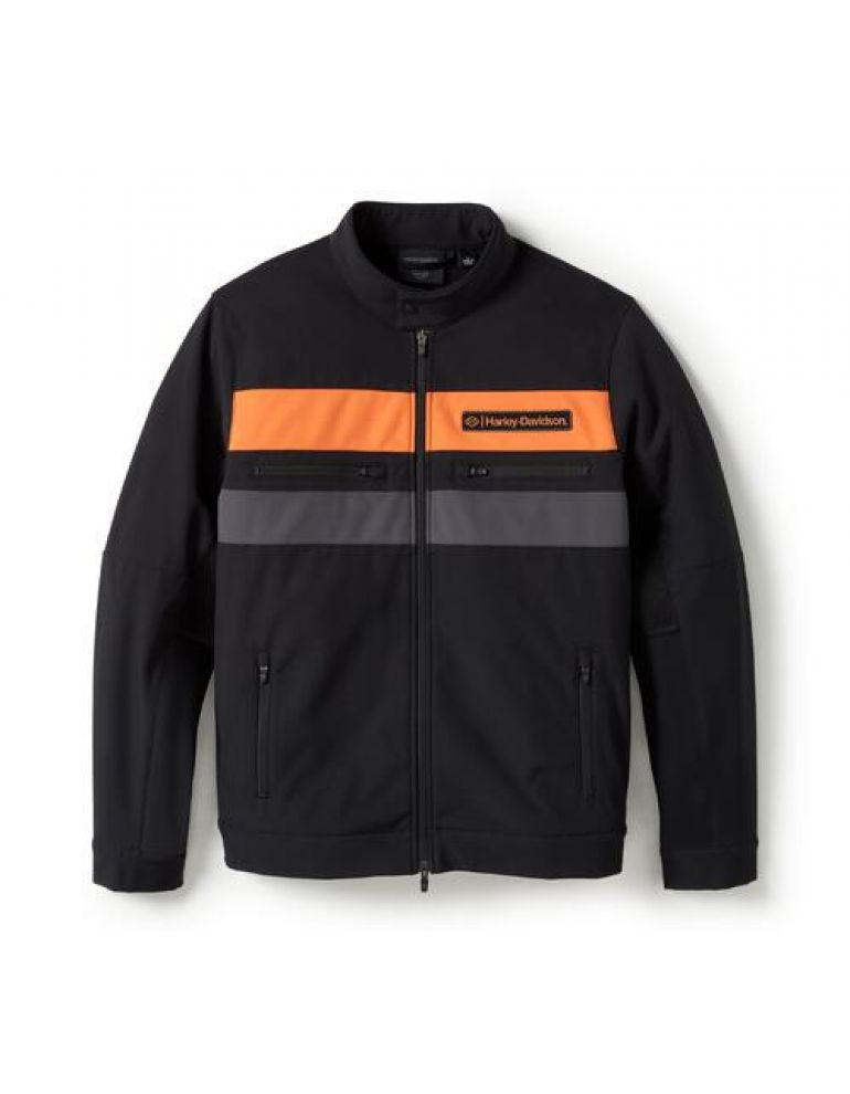 Куртка чоловіча JACKET-KNIT,BLACK розмір L