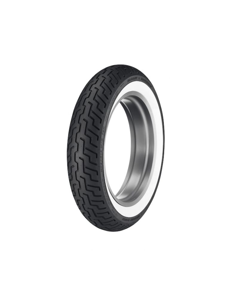 Dunlop Tire Series- D402 MT90B16 Wide Whitewall - 16 in. Rear