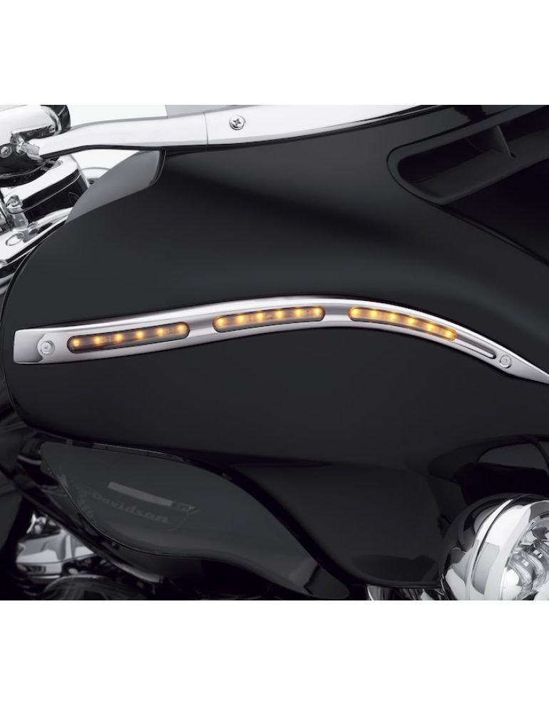 Electra Glo Illuminated Fairing Accent Trim - Chrome