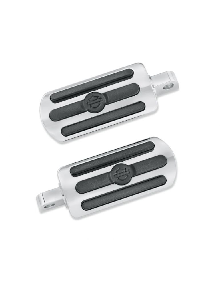 Chrome and Rubber Custom Footpegs