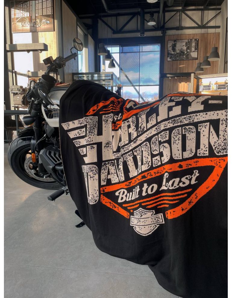 Плед Harley-Davidson чорний, 115*160 см