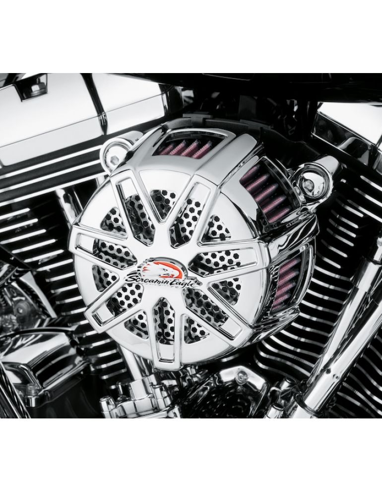Screamin' Eagle Chisel Extreme Billet Air Cleaner Kit
