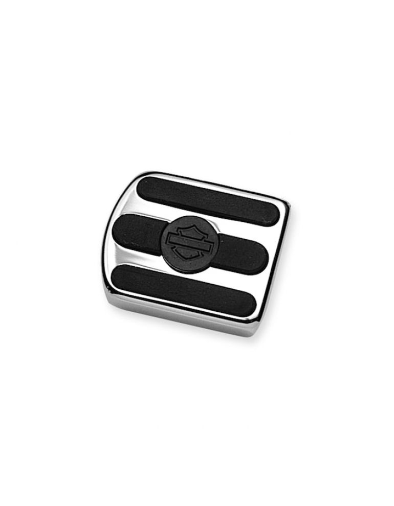 Chrome and Rubber Small Brake Pedal Pad