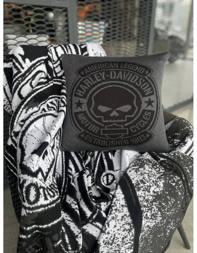 Подушка декоративна Harley-Davidson Scull 45*45 см