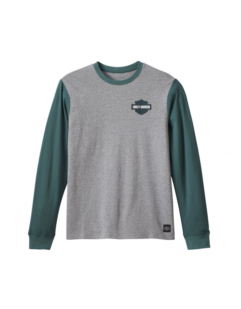 РЕГЛАН РАЙДИНГОВИЙ HARLEY-DAVIDSON Racing Jersey колір Heather Grey розмір M