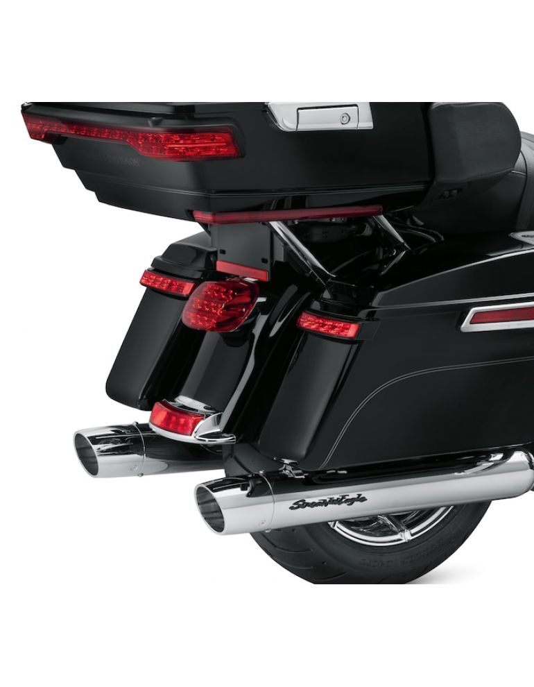 Electra Glo™ LED Saddlebag Run/Brake/Turn Lamp – Black Housing/Red Lens