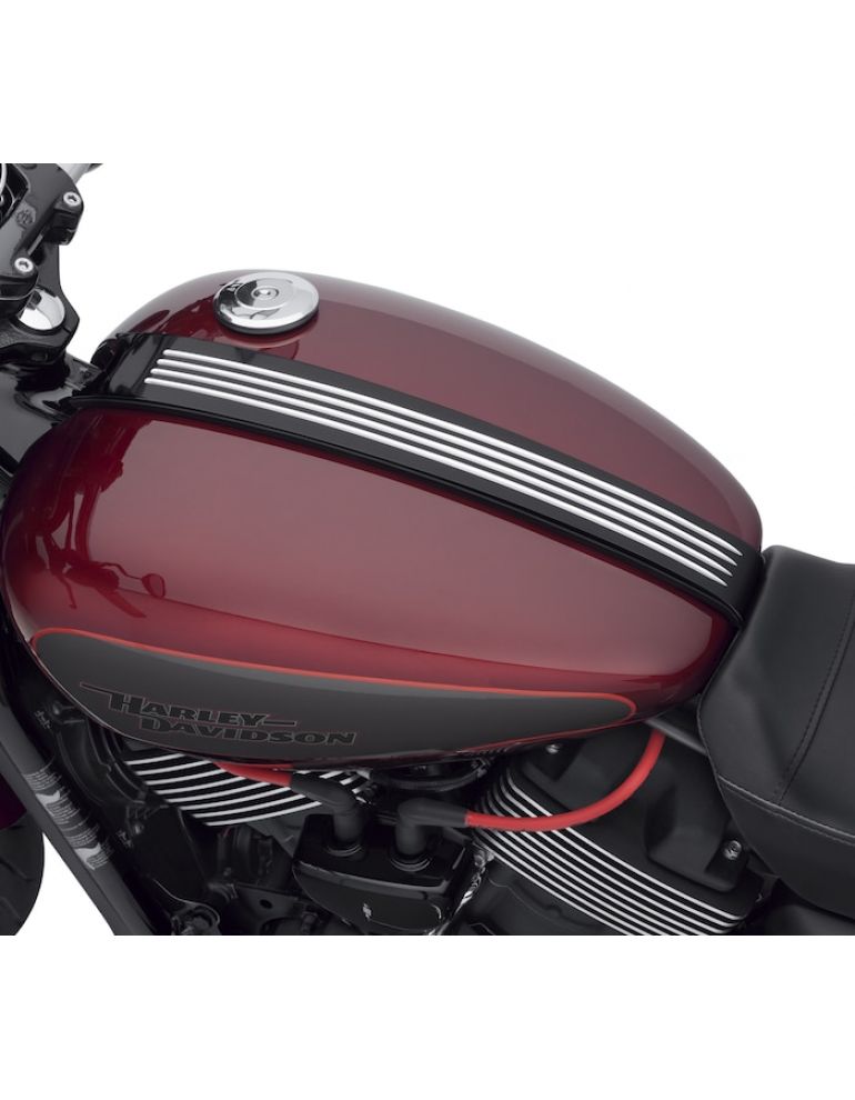 Fuel Tank Trim - Gloss Black Machined