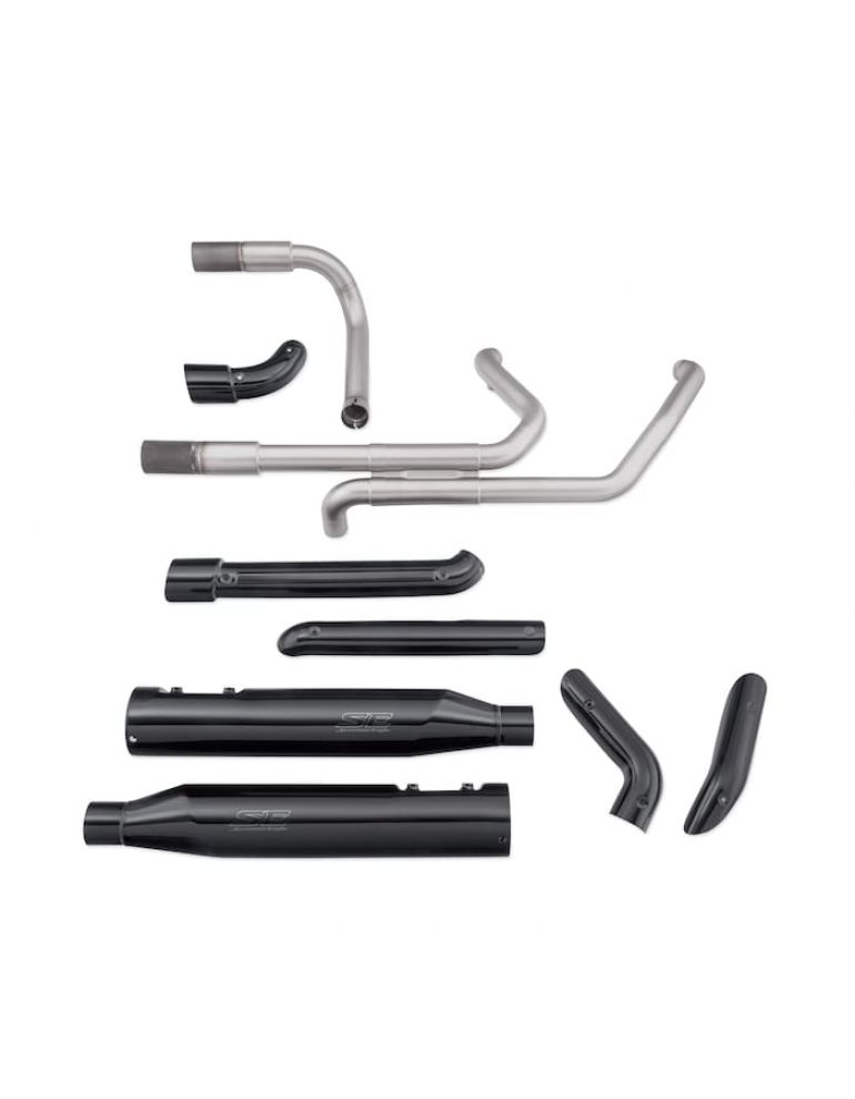 Screamin' Eagle High-Flow Exhaust System with Street Cannon Mufflers
