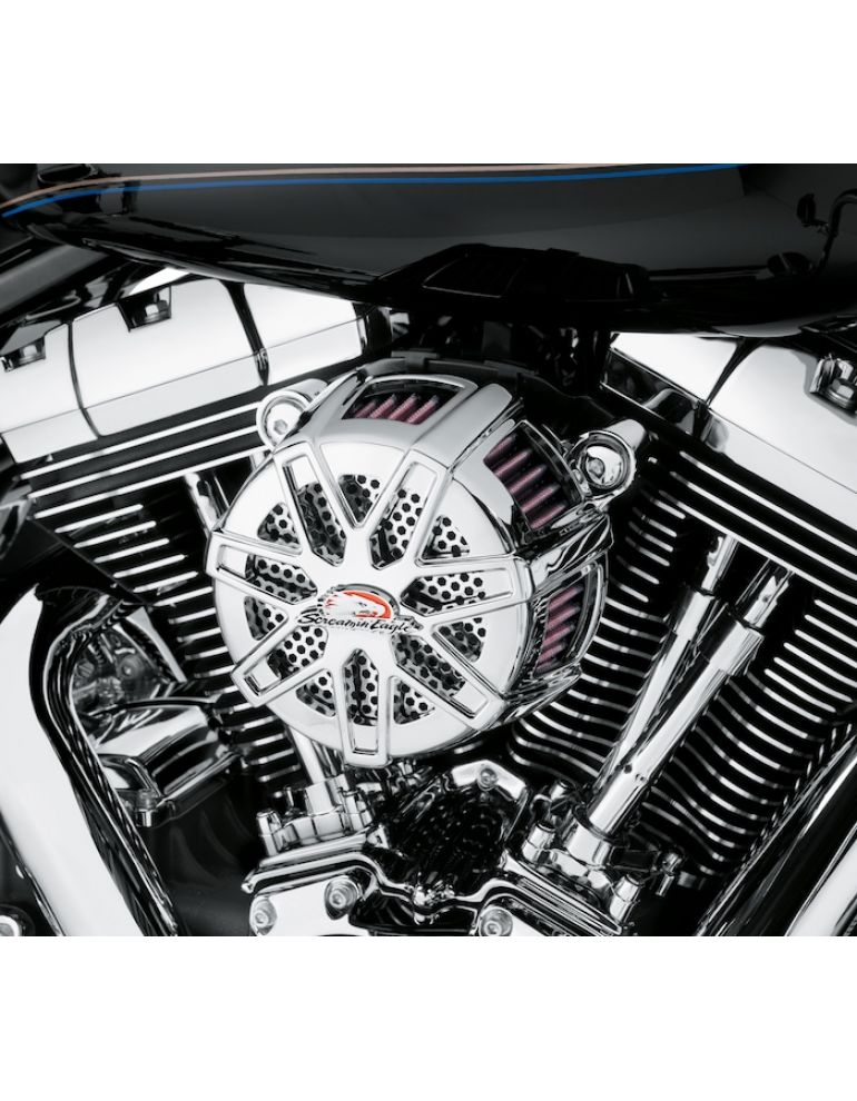 Screamin' Eagle Chisel Extreme Billet Air Cleaner Kit
