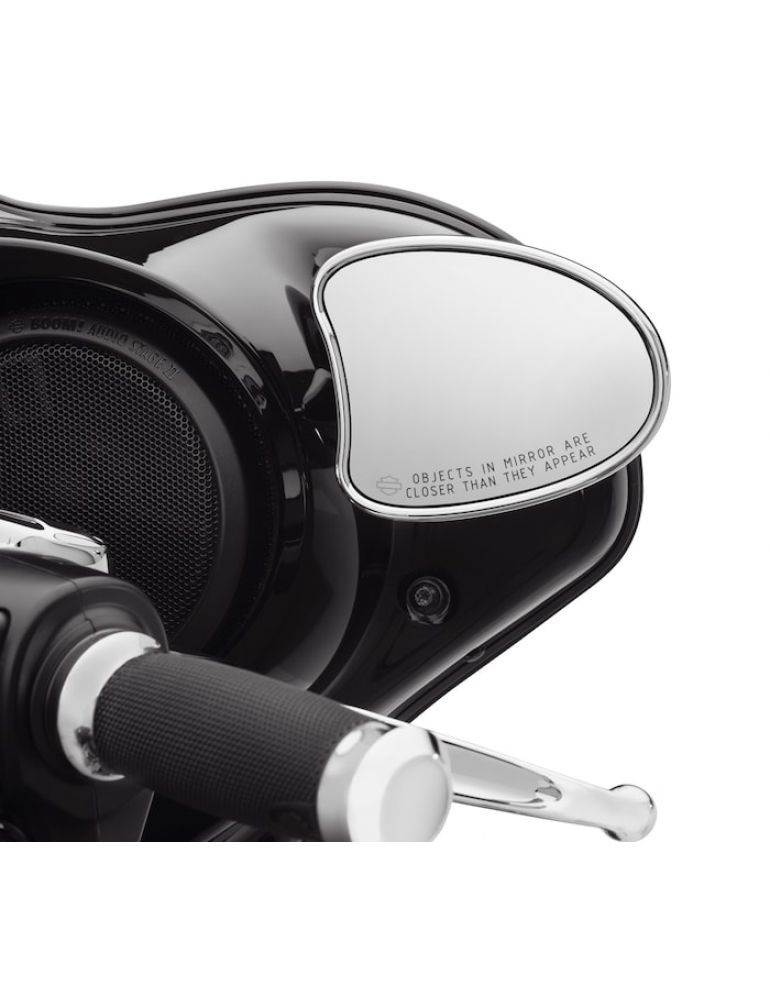 Chrome Tapered Fairing Mount Mirrors
