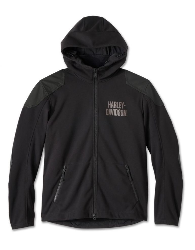 Чоловіча райдингова куртка флісова Harley-Davidson Hoodie Willie G Skull Deflector 2.0 розмір L