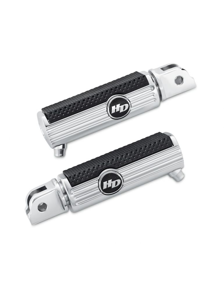 Defiance Rider Footpegs with Removable Wear Peg - Chrome