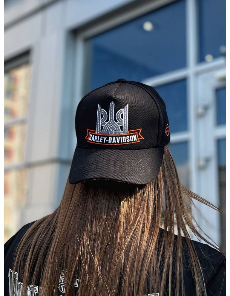 Кепка Harley-Davidson KYIV Trident колір Black pearl
