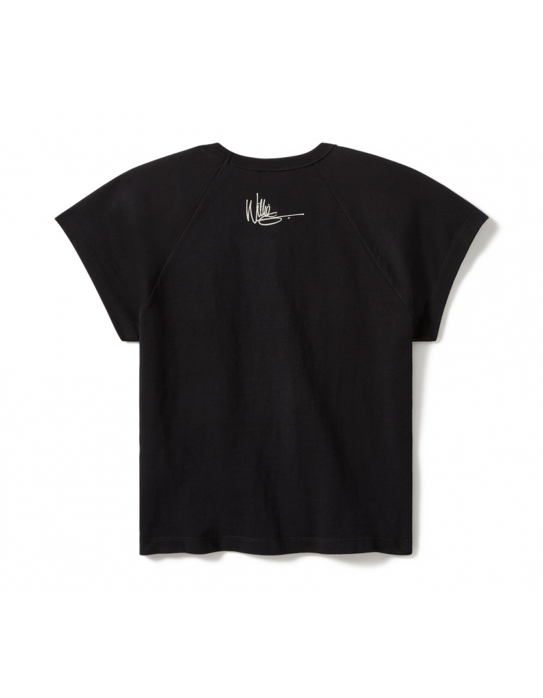 Футболка жіноча TEE-KNIT,BLACK розмір XL