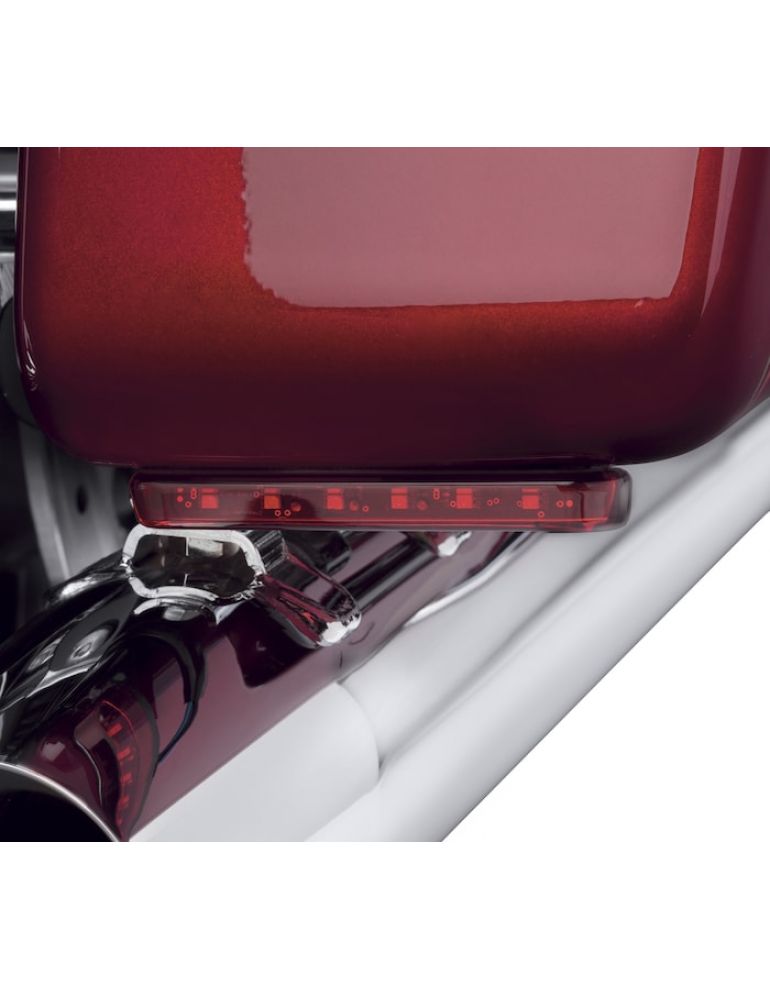 Electra Glo™ Stealth Auxiliary LED Run/Brake/Turn Lamp - Red Lens
