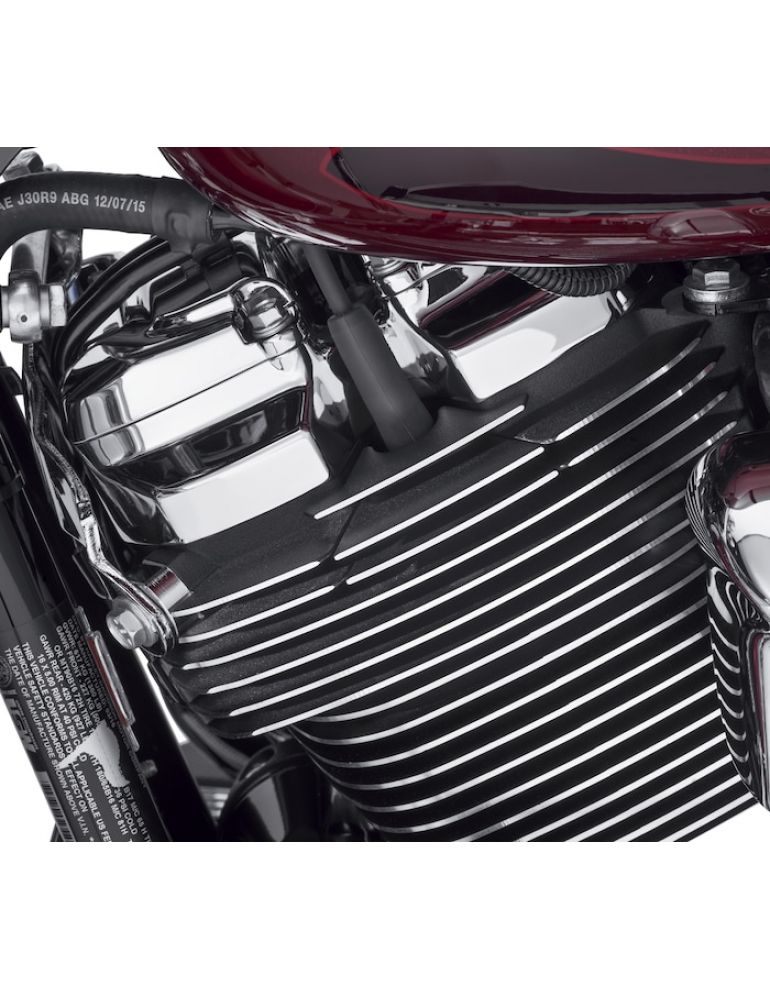 Finned Spark Plug Covers - Black