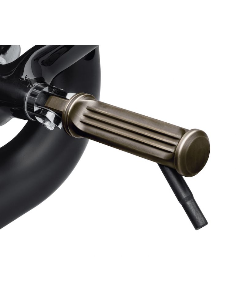 Brass Footpegs with Styled Wear Peg - Forward Controls