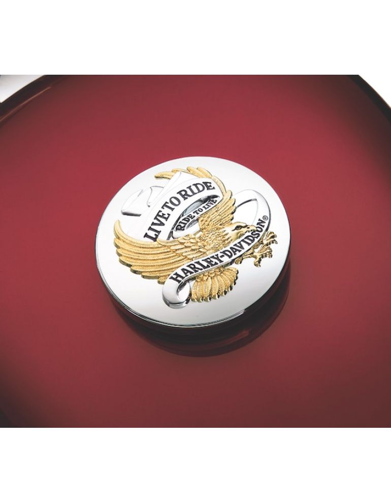 Live To Ride Fuel Cap Medallion