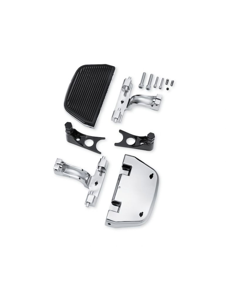 Chrome Softail Passenger Footboard and Mount Kit