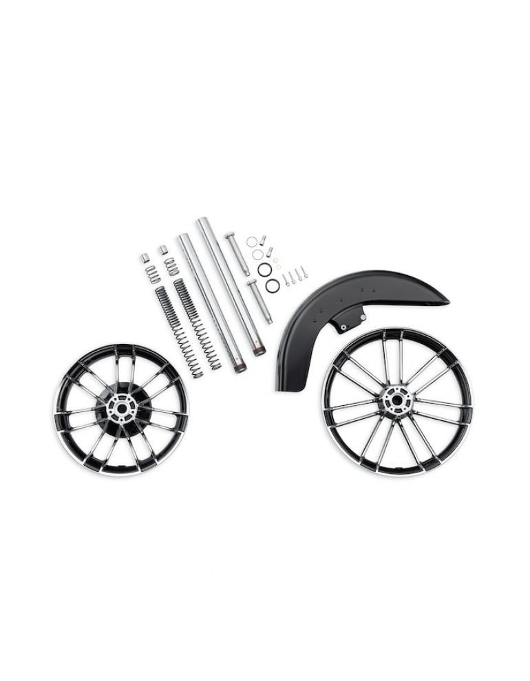 Knockout Custom Wheel Kit - Contrast Chrome