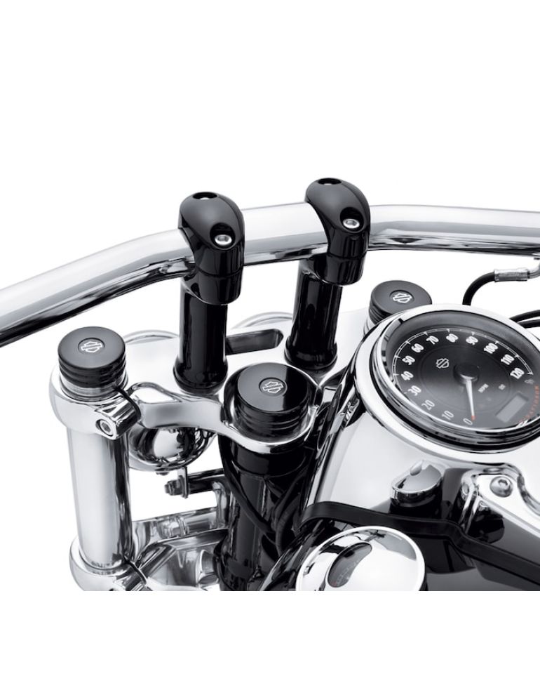 Gloss Black Upper Fork Nut Covers