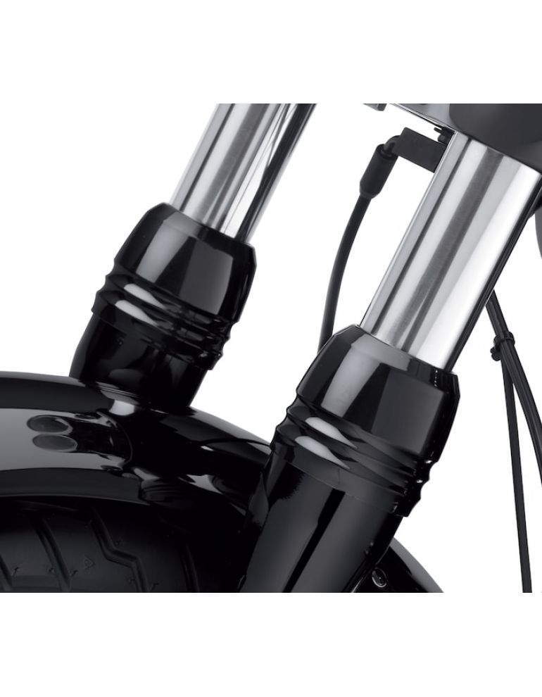 Gloss Black Billet Fork Slider Dust Covers