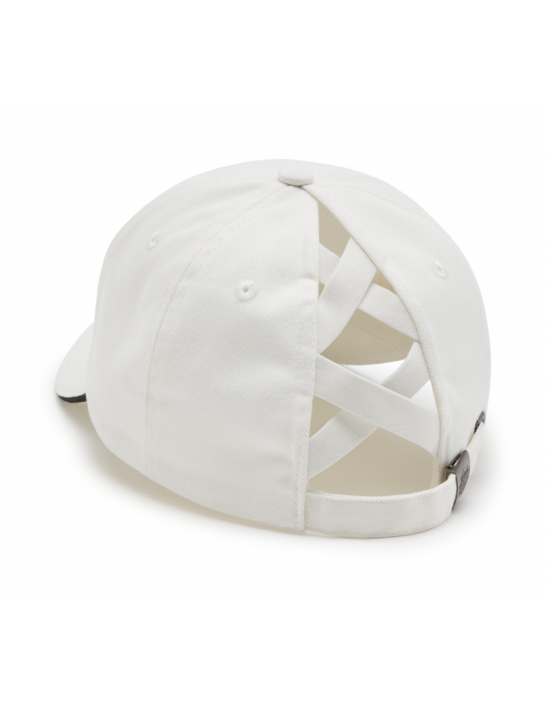 Кепка жіноча HAT-PONYTAIL,WOVEN,OFF WHITE