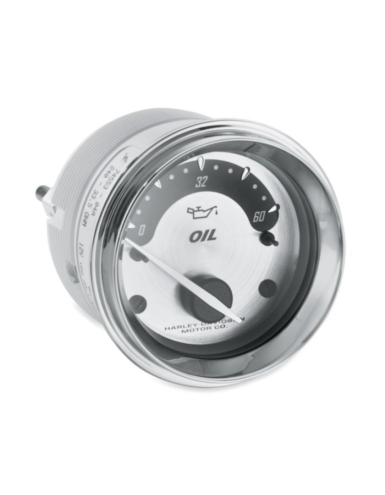 Oil Pressure Gauge - Spun Aluminum Face