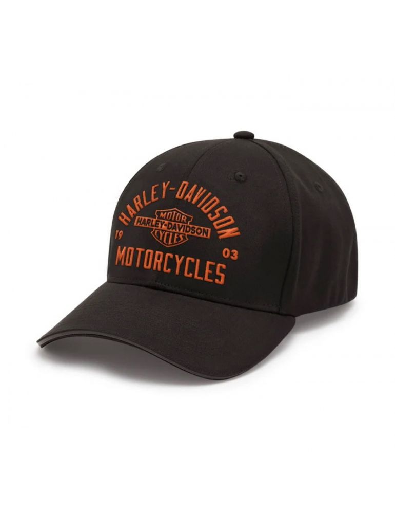 Кепка Apex Softail Stretch Fit - Harley Black розмір L