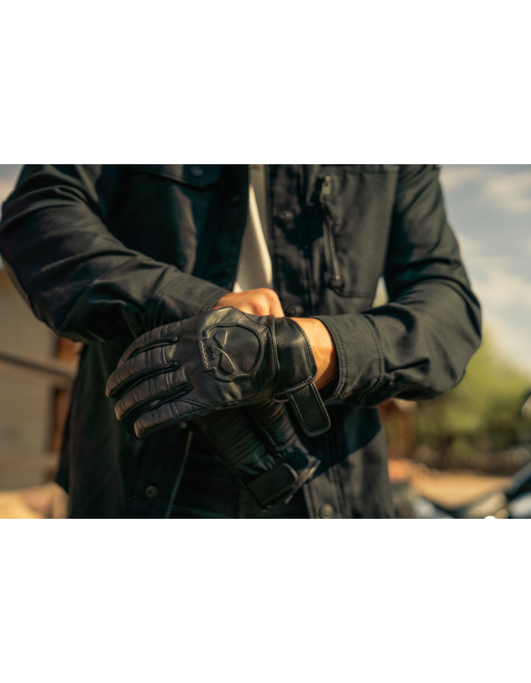 ПЕРЧАТКИ ЧОЛОВІЧІ ШКІРЯНІ HARLEY-DAVIDSON WILLIE G РОЗМІР XXXL