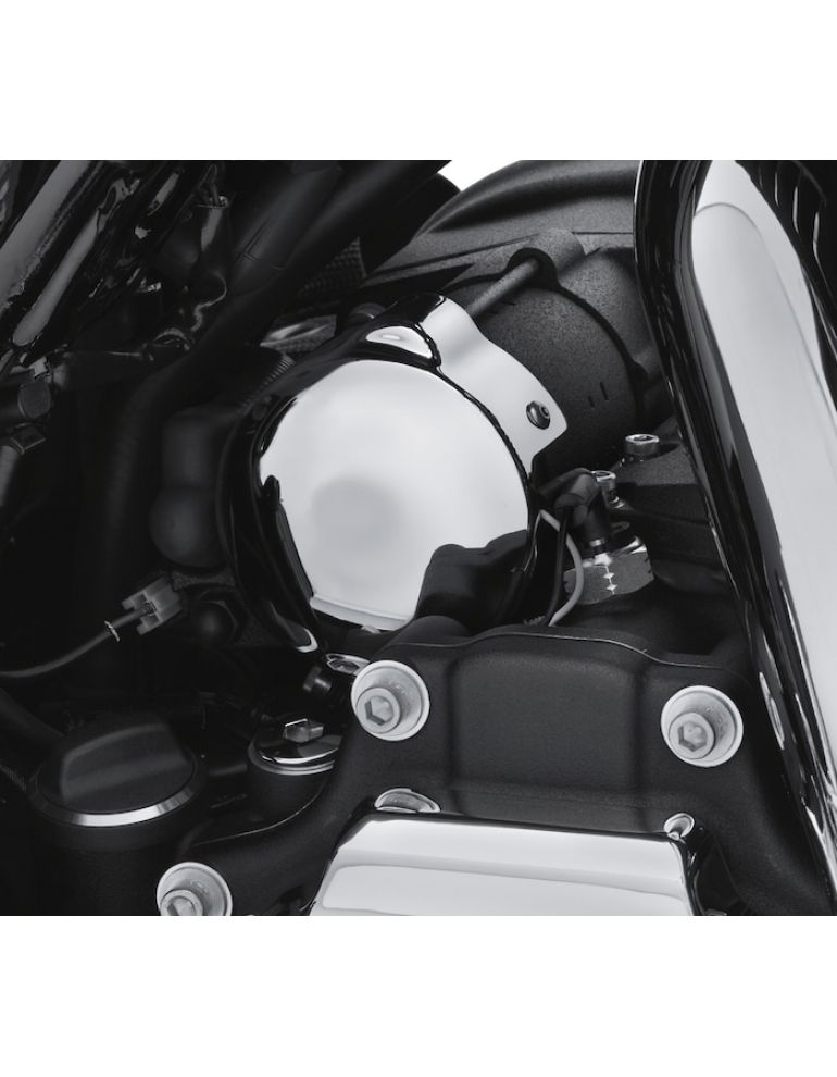 Starter Motor End Cover - Chrome