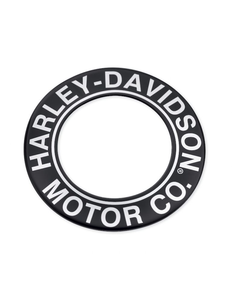 Harley-Davidson Motor Co. Script Fuel Cap Medallion