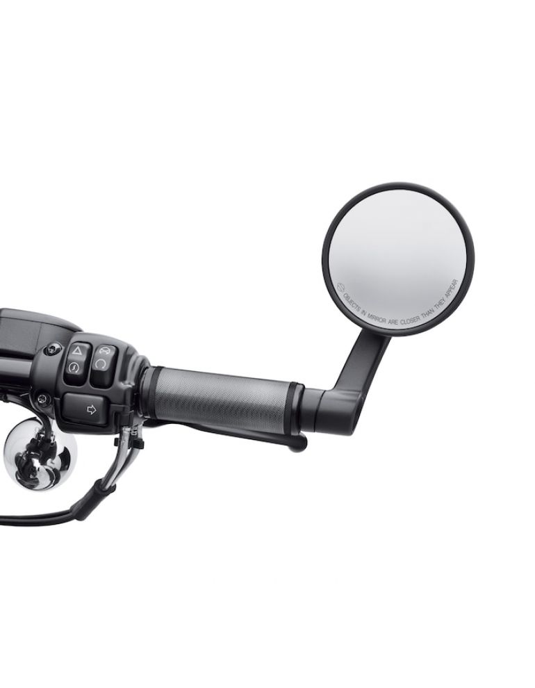 Diamond Black Hand Grips - Bar End Mirrors