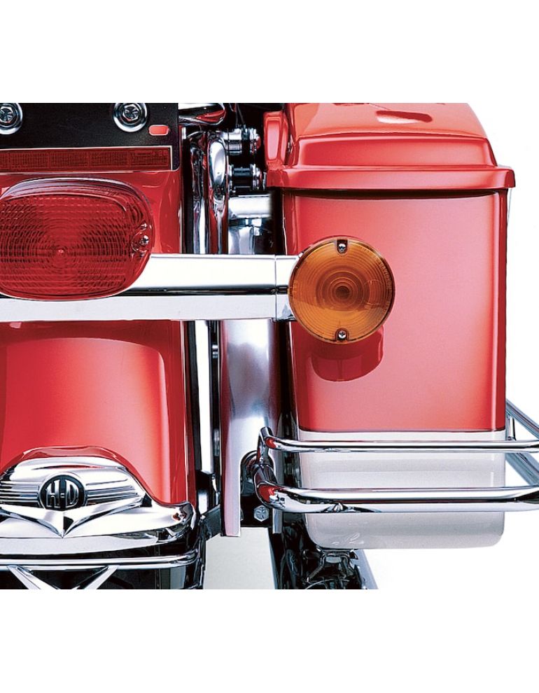 Chrome Slotted Saddlebag Filler Strip Kit
