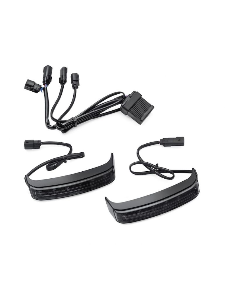Electra Glo LED Saddlebag Run/Brake/Turn Lamp – Black Housing/Smoked Lens