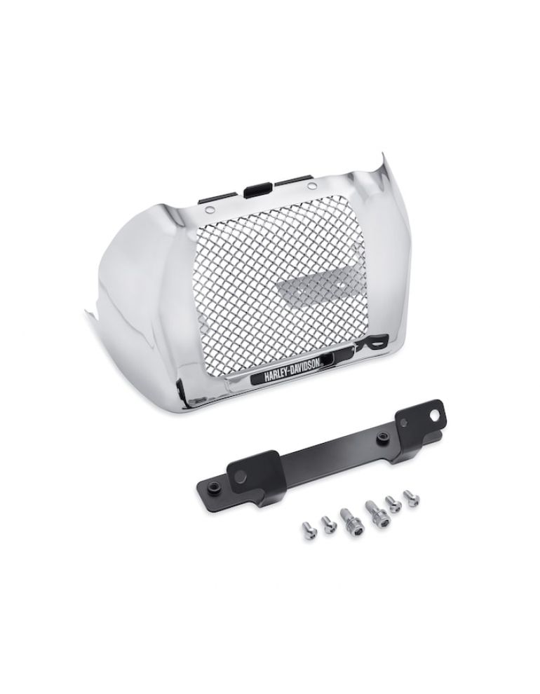 Oil Cooler Cover - Chrome