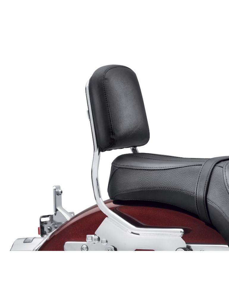 Passenger Backrest Pad - Mid-Sized - Smooth Black Vinyl