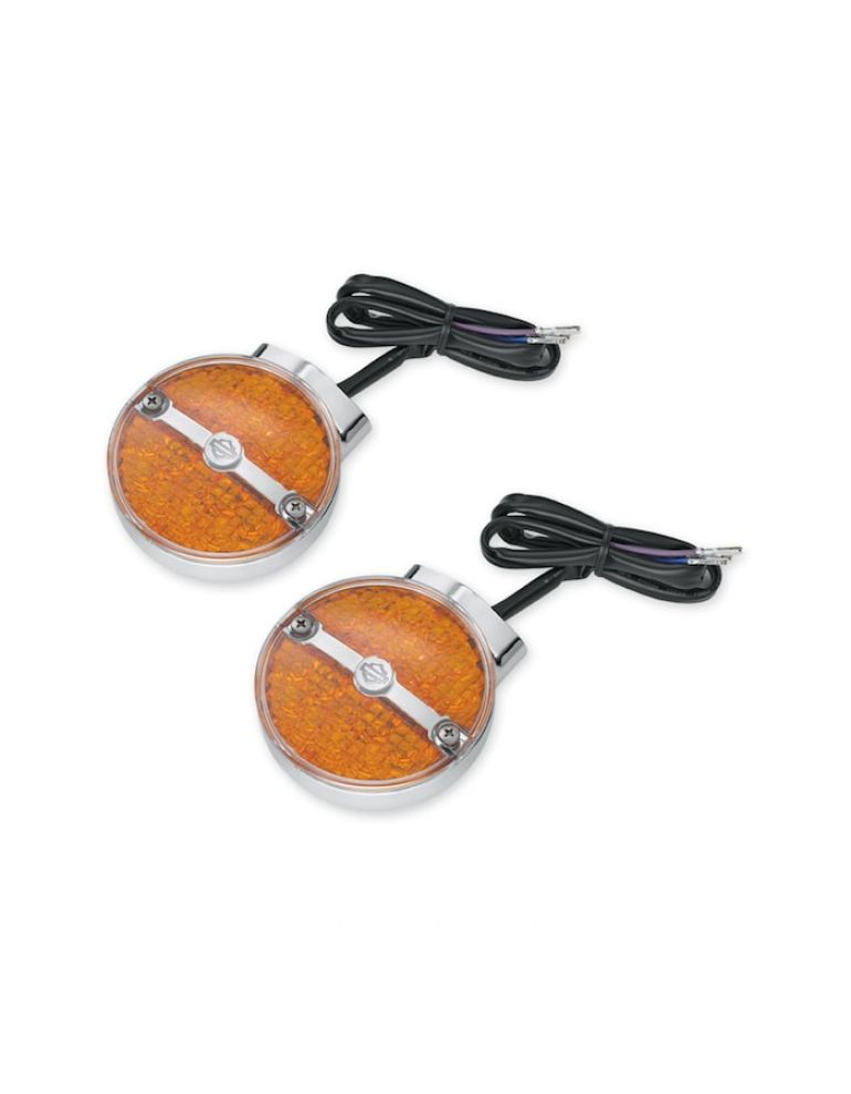 Bar &amp; Shield Front LED Turn Signals