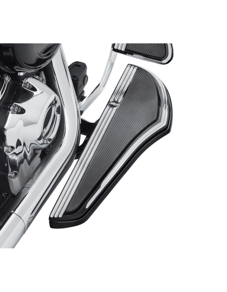 Defiance Rider Footboard Kit - Black Anodized Machine Cut