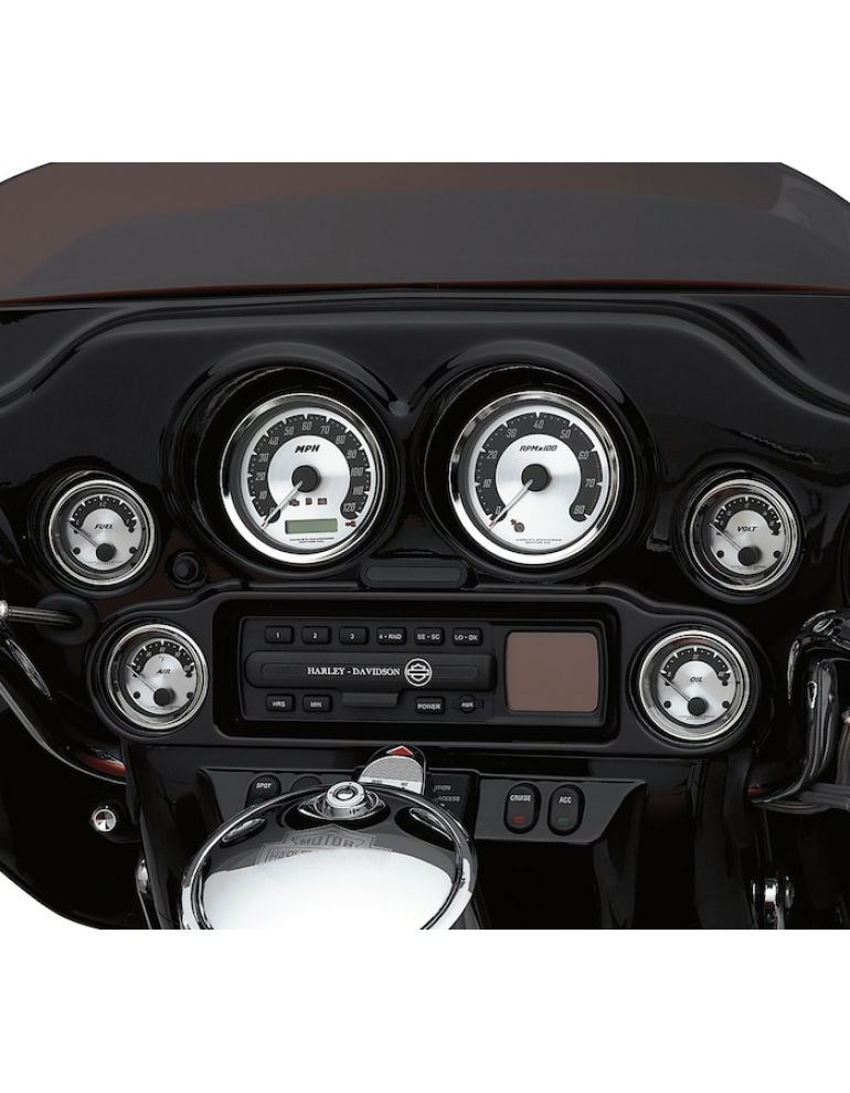 Fuel Gauge - Spun Aluminum Face