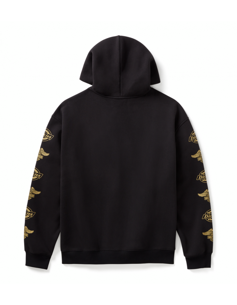Худі HOODIE-DICKIES,KNIT,EAGLE SLEEVE,BLACK розмір L