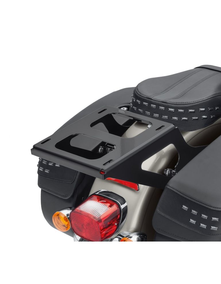 HoldFast Two-Up Tour-Pak Mounting Rack - Gloss Black