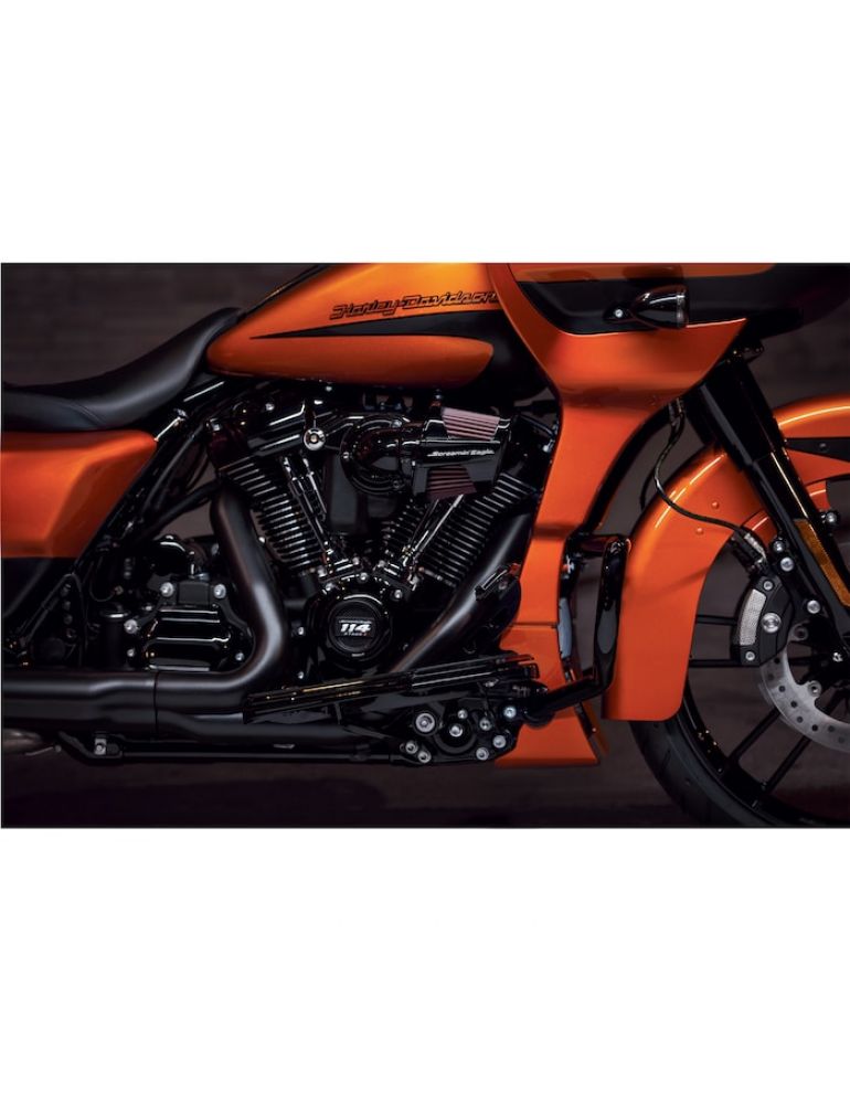 Scorched Orange Road Glide Fairing Spoiler