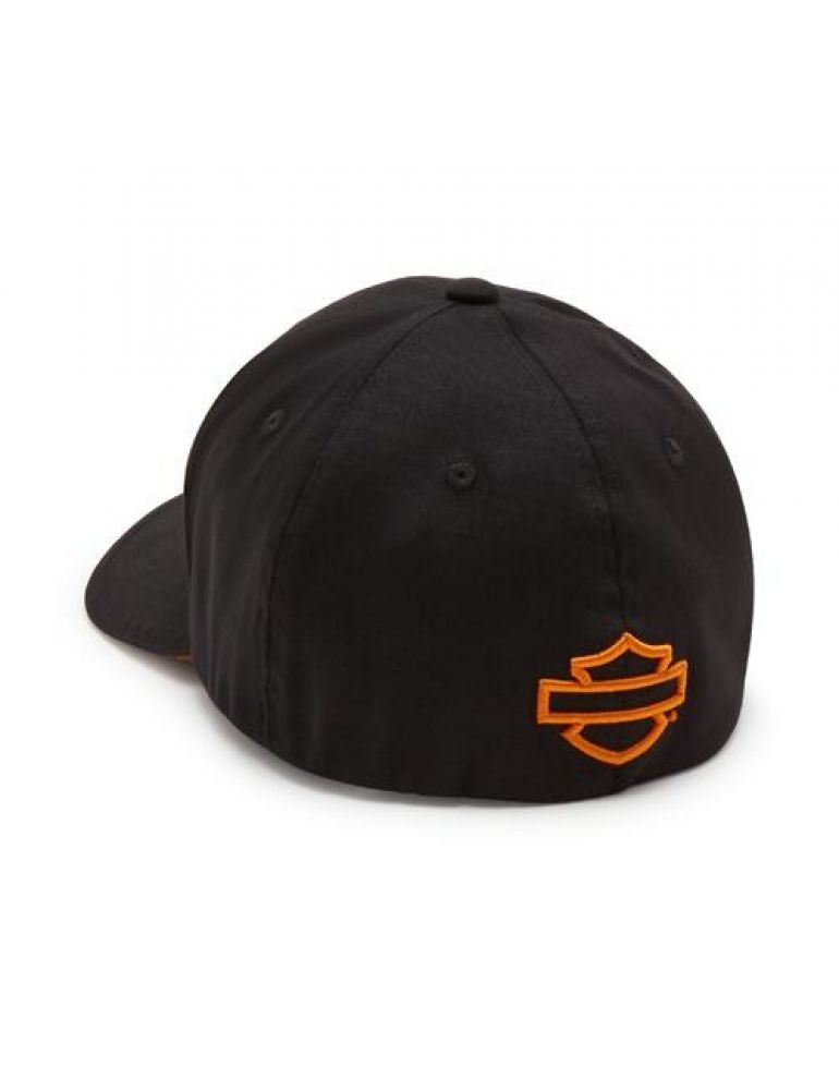 Кепка чоловіча HAT-STRETCH FIT,WOVEN,BLACK розмір L