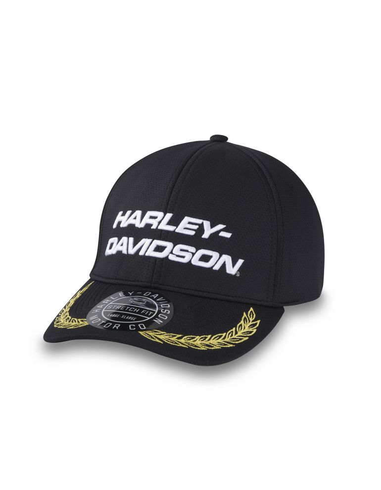 Кепка чоловіча H-D Stretch-Fit колір Harley Black розмір L