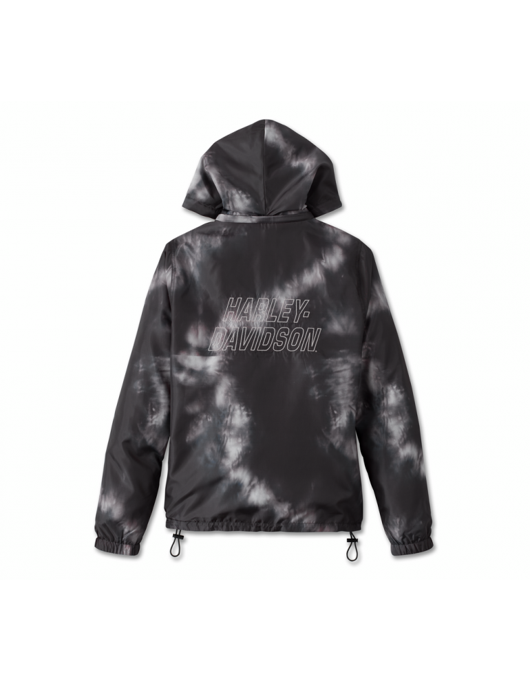 Куртка-вітровка жіноча двостороння JACKET-WOVEN,BLACK розмір M