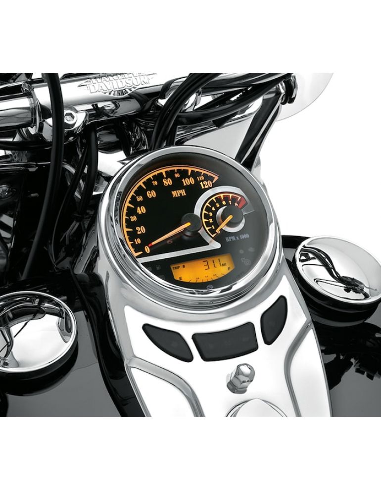 Black Dial Analog Speedometer/Tachometer