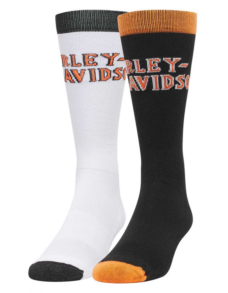 Шкарпетки Чоловічі 2 пари H-D MID CALF/BLACK/WHIT розмір М